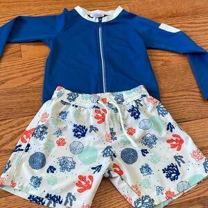 Folpetto 2 piece swimsuit, size 3-4y, UPF 50+ 🌞 protection. European brand!